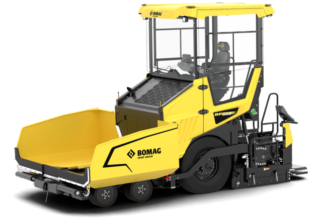 Extendedora de asfalto BF 350 P-5: Compacta, fuerte, fiable e inteligente.