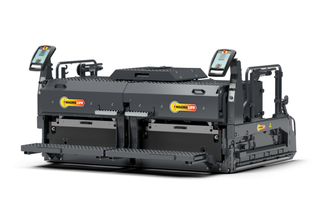 S 500-2 TV screed: Cutting-edge technology in asphalt road construction.