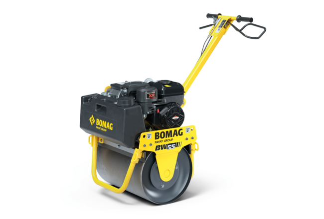 Rodillo monocilíndrico ligero BW 55 para mejores resultados de compactación.