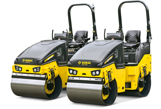 Rouleau tandem vibrant articulé BW 100 SL-5 : leader du compactage.