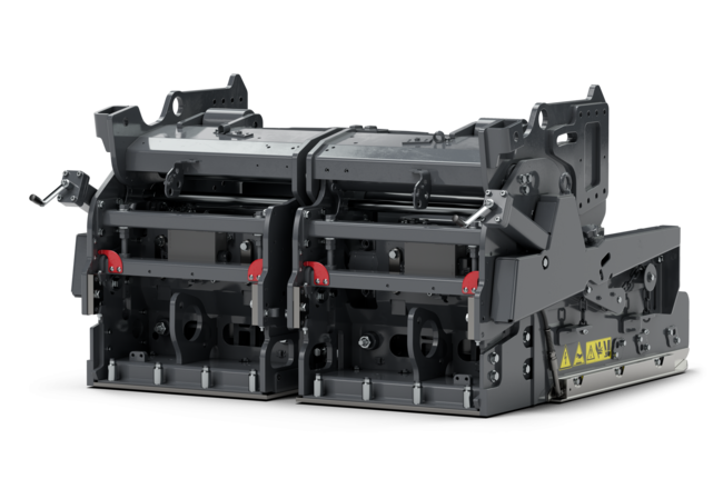 S 200 V screed: Cutting-edge technology in asphalt road construction.