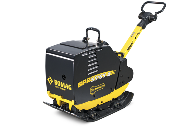 Bandeja vibrante BPR 55/65 D: Potentes unidades de peso medio para obras de tierra y adoquinado.