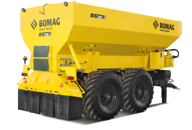 Esparcidor de aglutinantes BS 16: Una variedad de aplicaciones nunca vista.