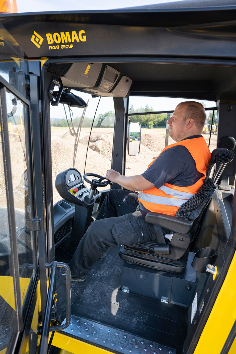 Una cabina ergon&oacute;mica.